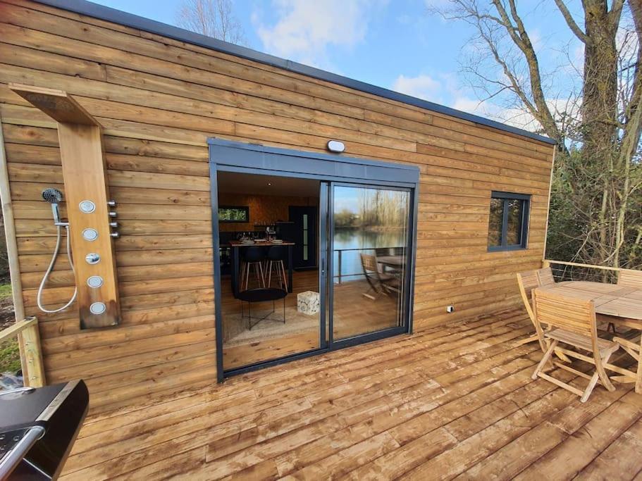 Chalet Les Pieds Dans L'Eau La Campagne A La Ville Saint-Doulchard Exteriör bild
