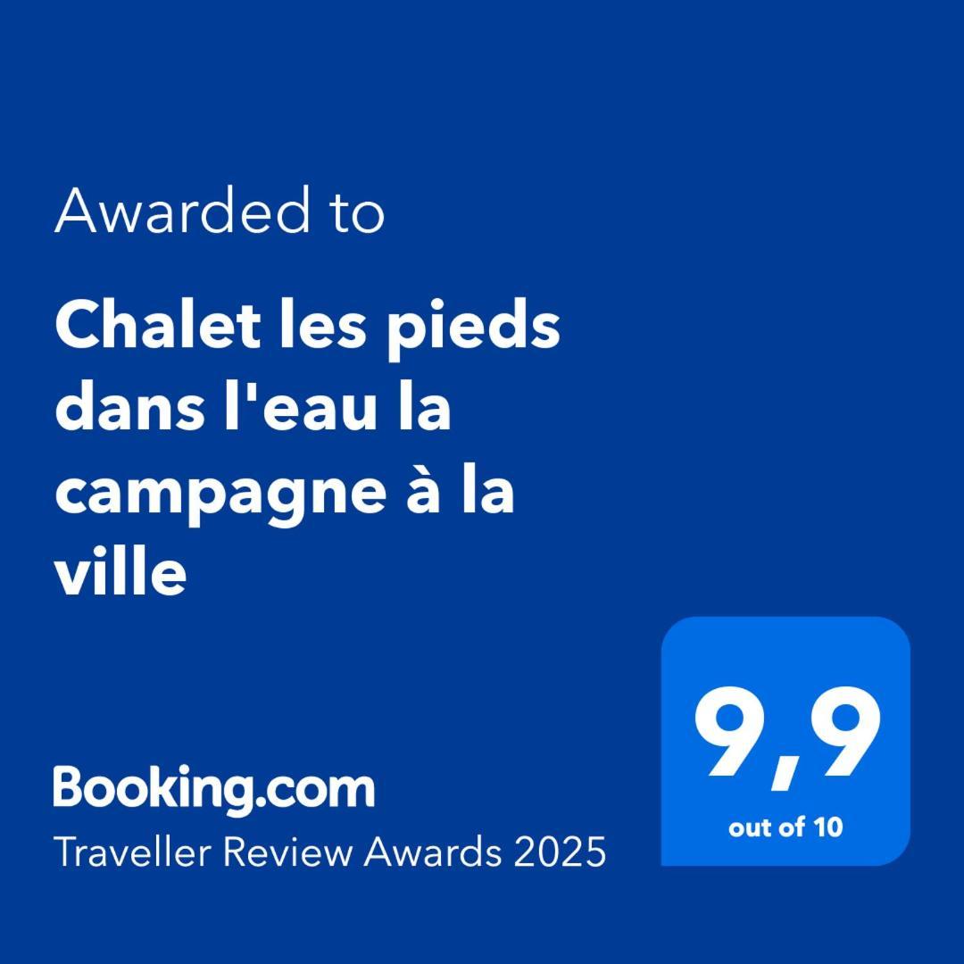 Chalet Les Pieds Dans L'Eau La Campagne A La Ville Saint-Doulchard Exteriör bild